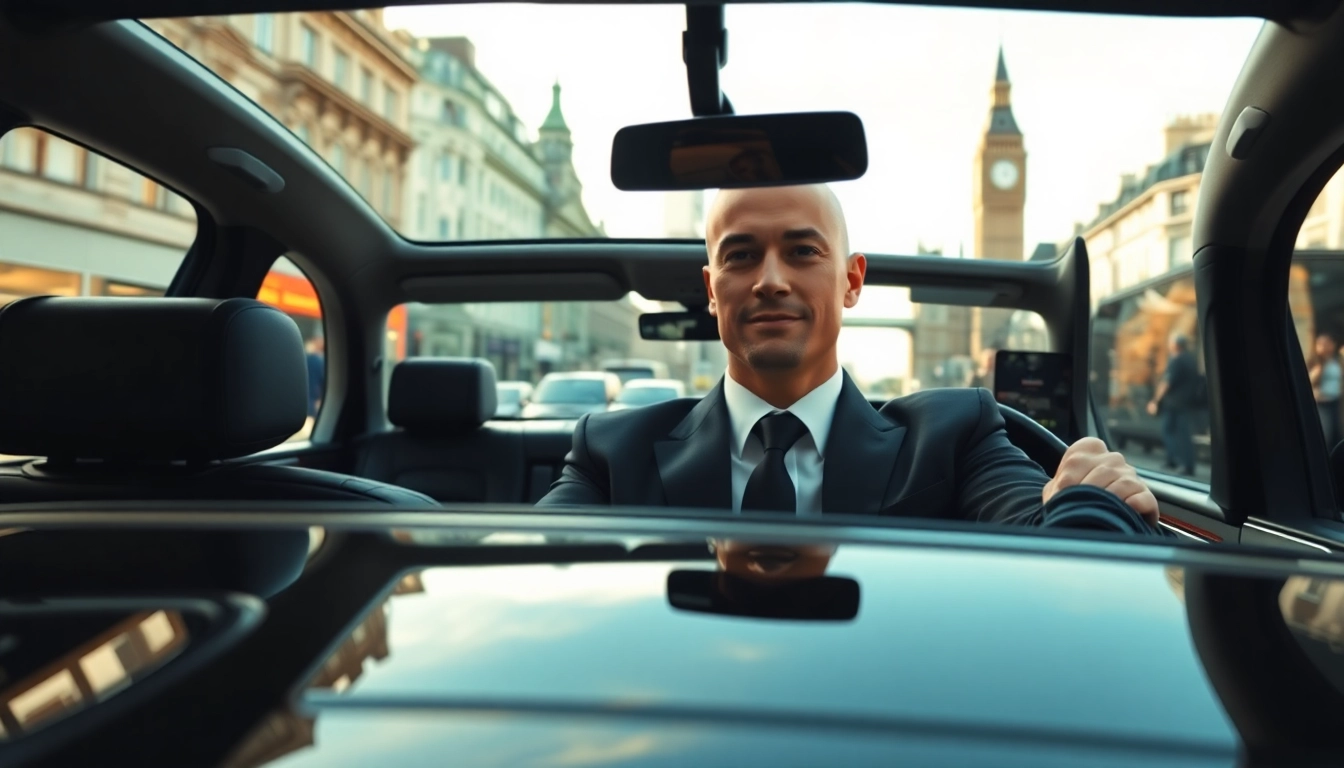 Experience a professional private chauffeur london driving in style through iconic city streets of London.