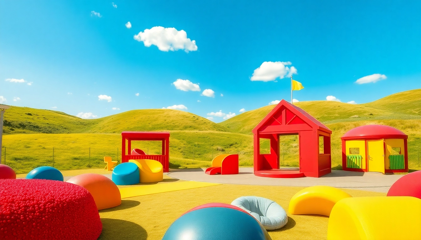Totopia menawarkan area bermain ceria dan interaktif untuk anak-anak kecil.