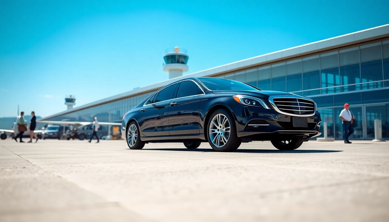 Book a reliable car service from Vancouver airport with a professional luxury vehicle at the forefront.