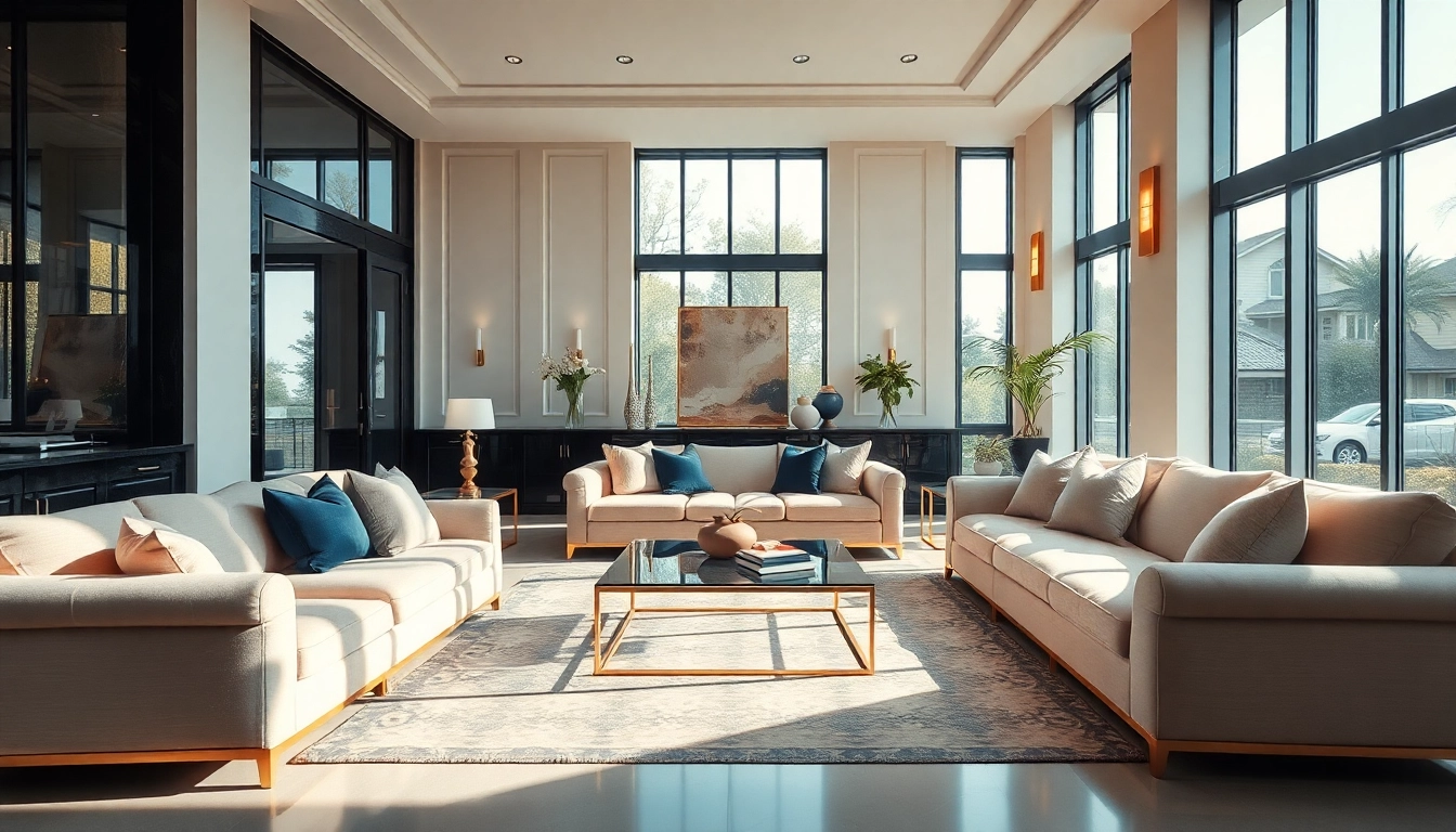 Admira el interior lujoso de living con detalles elegantes y confortables decoraciones luxury12.